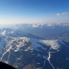 Flugwegposition um 15:41:13: Aufgenommen in der Nähe von Gemeinde Ried im Oberinntal, Österreich in 3527 Meter